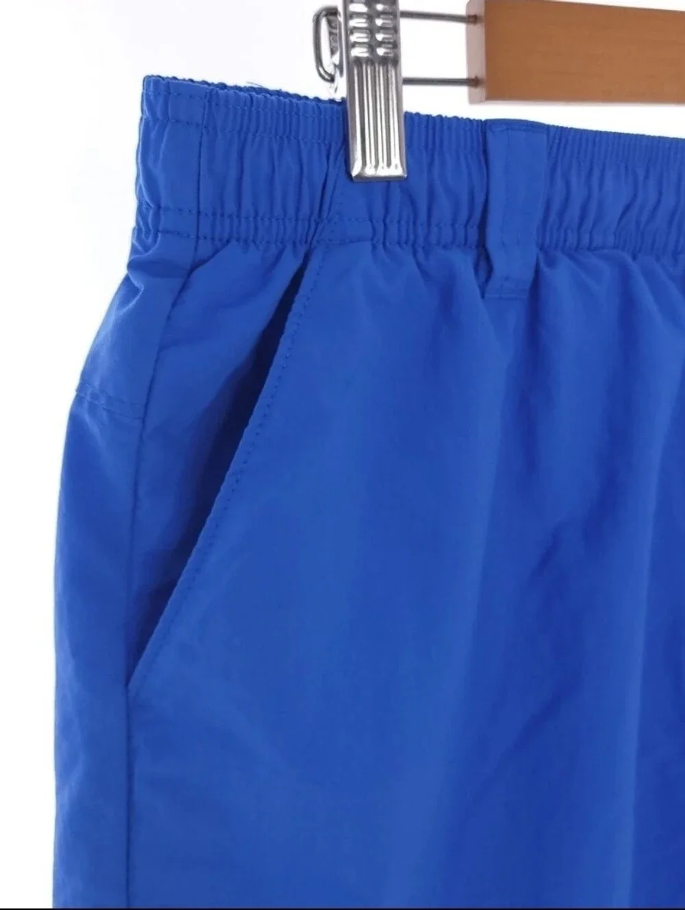 Columbia PFG Solid Blue Large Swim Board Shorts Mens Large